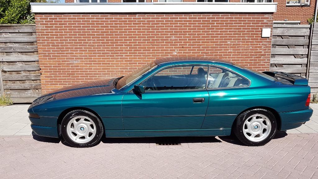 BMW 8-Serie 850i V12 5.0 AUT U9 1991 Groen origineel NL., Auto's, BMW, Automaat, Beige, Stoelverwarming, 8-Serie