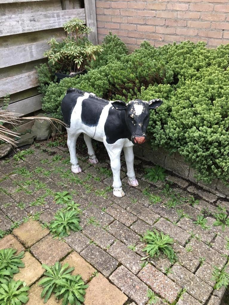 Koe beeld, Ophalen, Gebruikt, Kunststof, Dierenbeeld