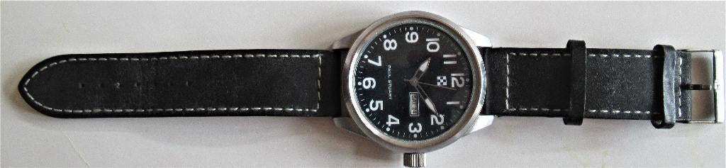 herenhorloge, Overige merken, Leer, Staal, Polshorloge