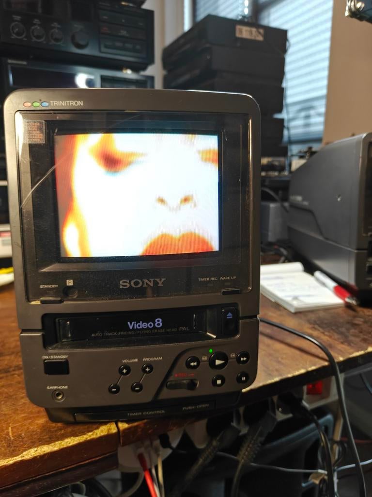 Sony EV-DT1 Video8 TV/Videorecorder –Trinitron – Gereviseerd, Audio, Tv en Foto, Videospelers, Ophalen of Verzenden
