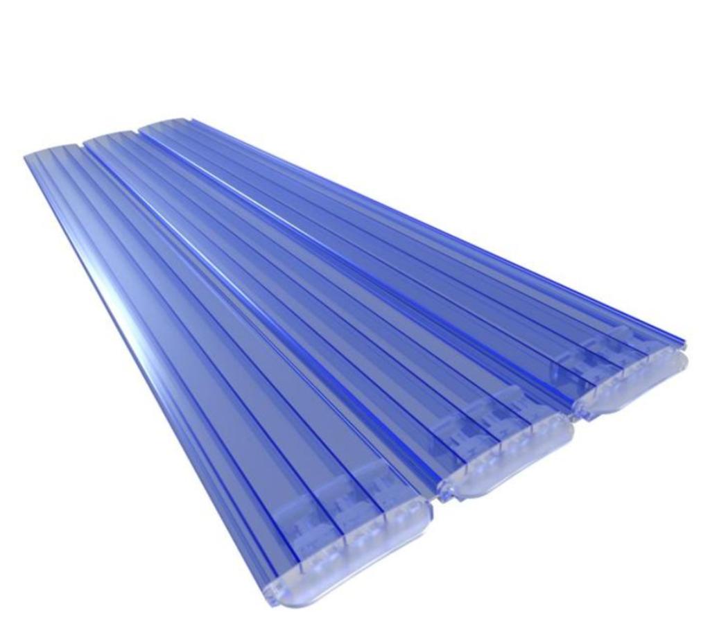 Lamellendek zwembad PVC en PC (met solar), Tuin en Terras, Zwembad-toebehoren, Ophalen, Nieuw, Afdekzeil