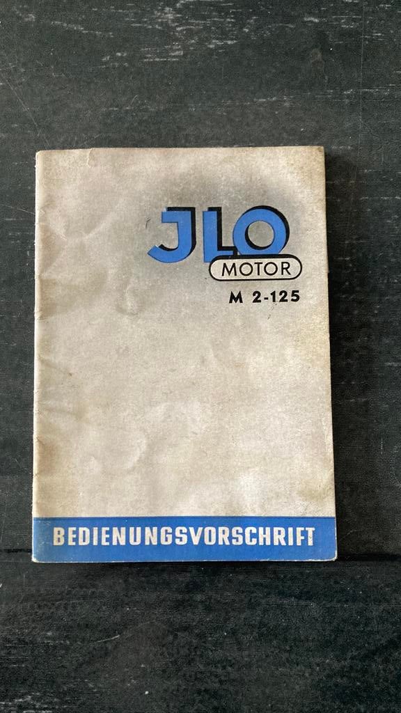 Handleiding JLO M2-125, Ophalen of Verzenden, Gebruikt