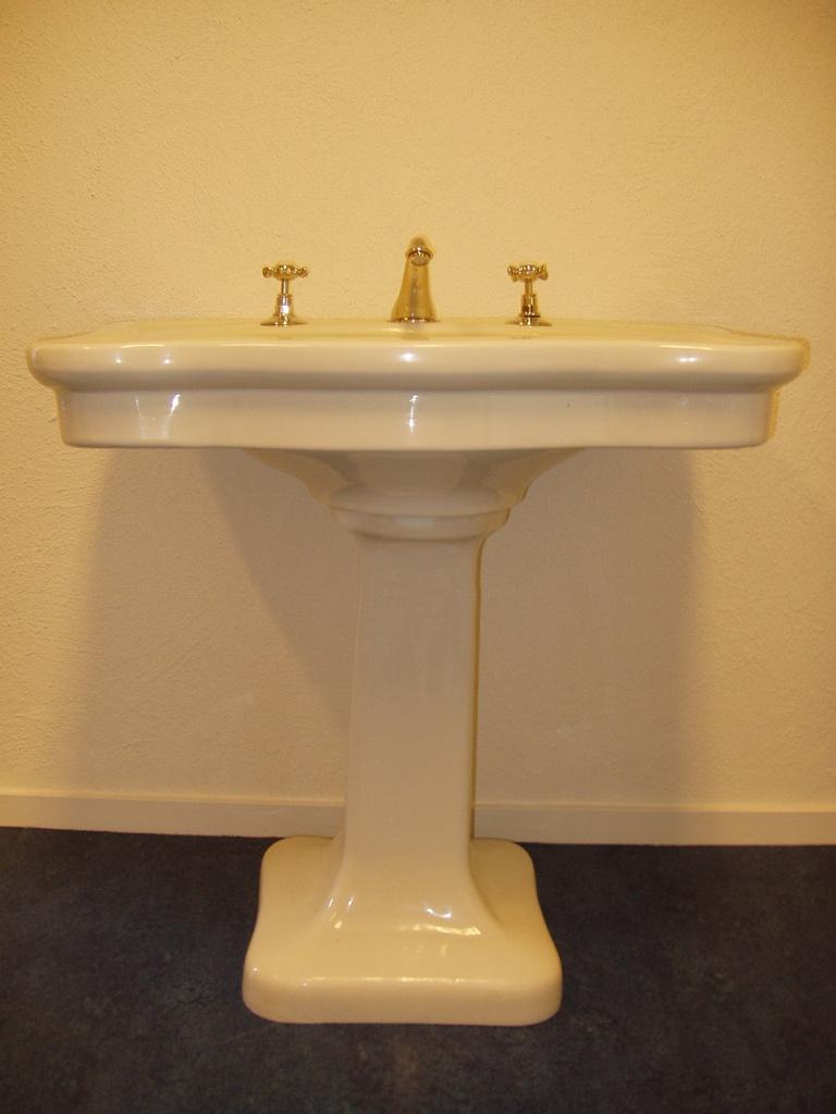 Antieke kolom wastafels, Ophalen, Gebruikt, 50 tot 100 cm, Minder dan 100 cm