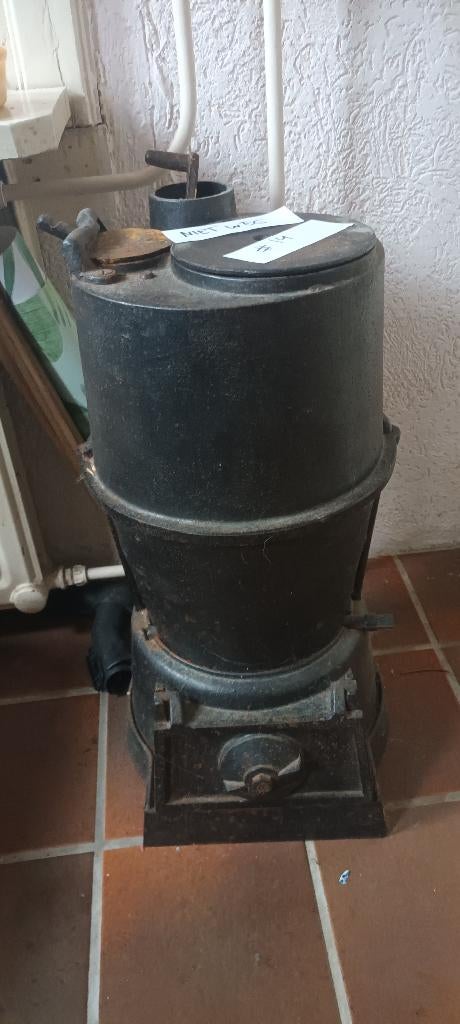 Kachel gietijzer, Ophalen