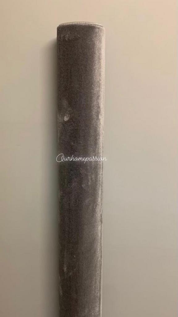 VELVET VLOERKLEED 280x380CM ZILVERGRIJS LAAGPOLIG ERIC KUSTR, Huis en Inrichting, Stoffering | Tapijten en Kleden, Zwart, Ophalen of Verzenden