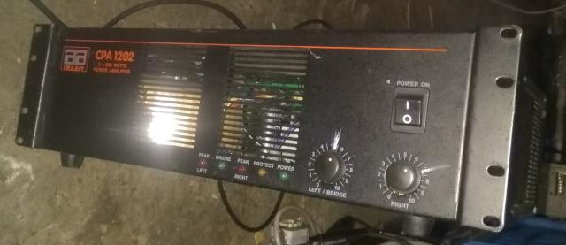 PA versterkers Craaft en Peavey, Ophalen, Zo goed als nieuw, Minder dan 500 watt