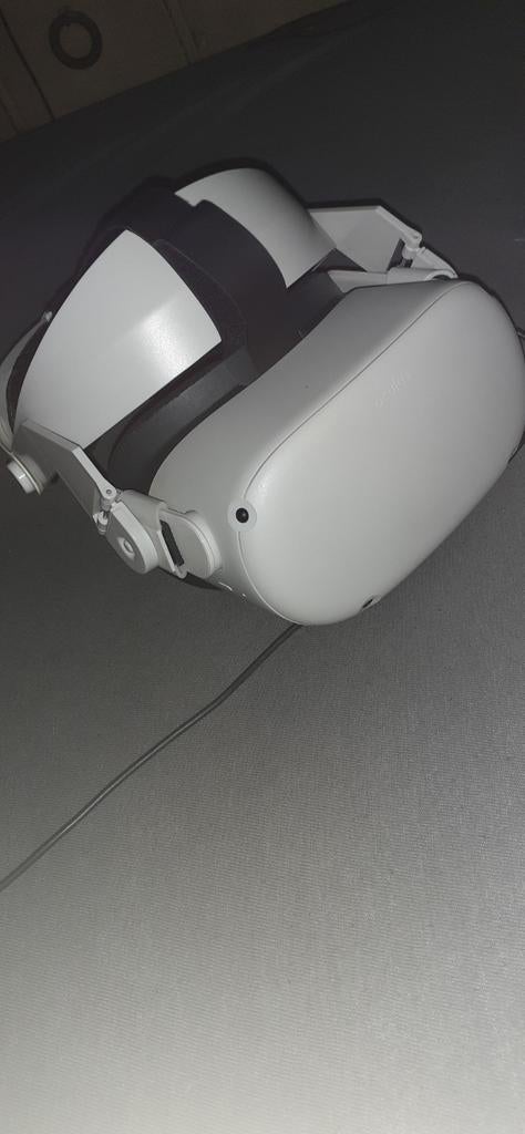 Oculus Quest 2 256GB + ander headstrap lees beschrijving!!!, Ophalen, Zo goed als nieuw, VR-bril, Pc