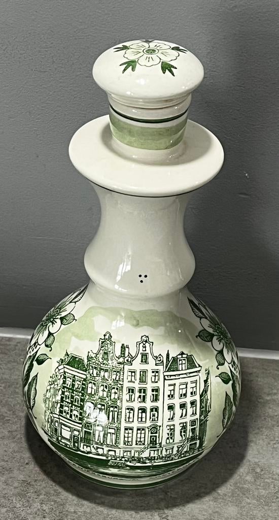 oud kruikje Kloveniersburgwal Blankenheym jenever Schiedam, Verzamelen, Merken en Reclamevoorwerpen, Gebruikt, Overige typen, Ophalen of Verzenden