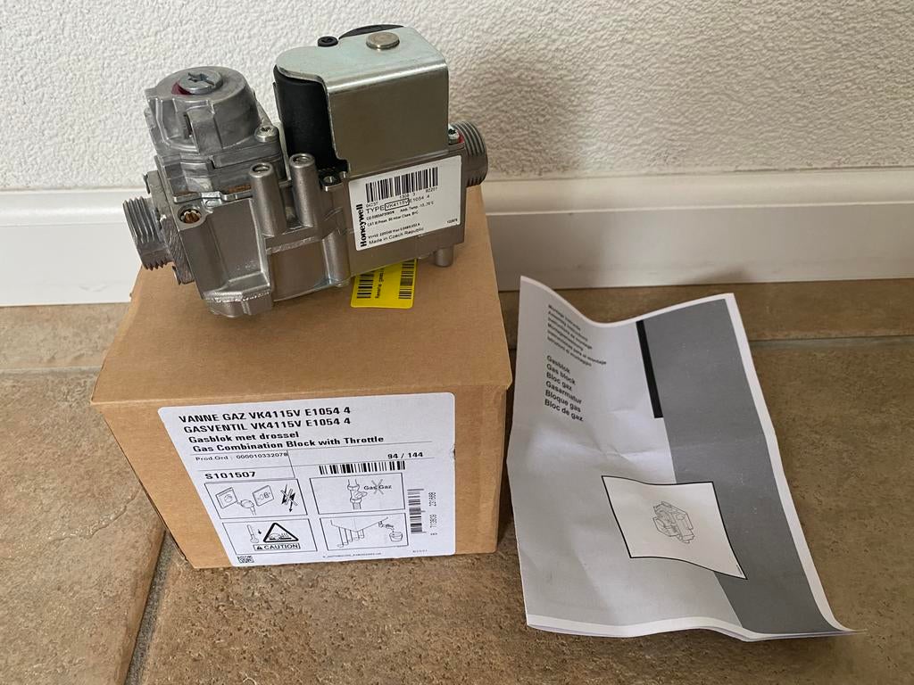 Remeha Gasblok met drossel honeywell als nieuw, 20 tot 100 liter, Aardgas, Ophalen of Verzenden, Zo goed als nieuw