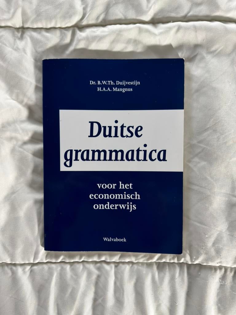 Duitse grammatica voor het economisch onderwijs, Boeken, Ophalen of Verzenden, Zo goed als nieuw