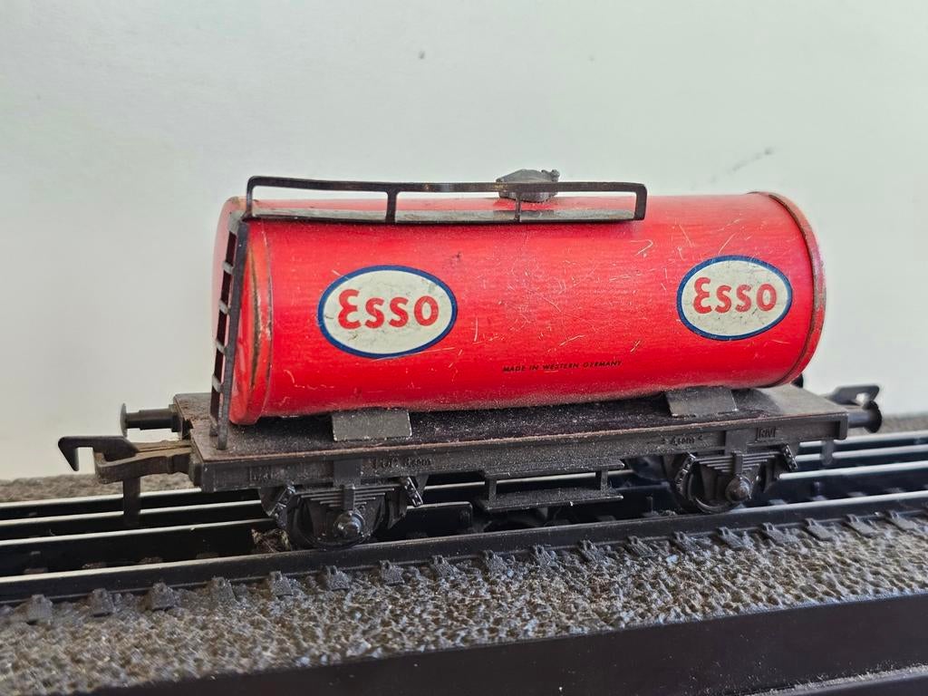 Modeltrein Ho fleischmann esso ketelwagen, Ophalen of Verzenden, Gelijkstroom, Wagon, Fleischmann