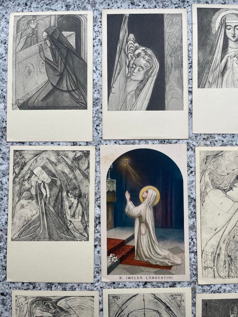 Jan Toorop Ansichtkaarten Collectie - 20 Stuks, Ophalen of Verzenden, 1920 tot 1940, Ongelopen