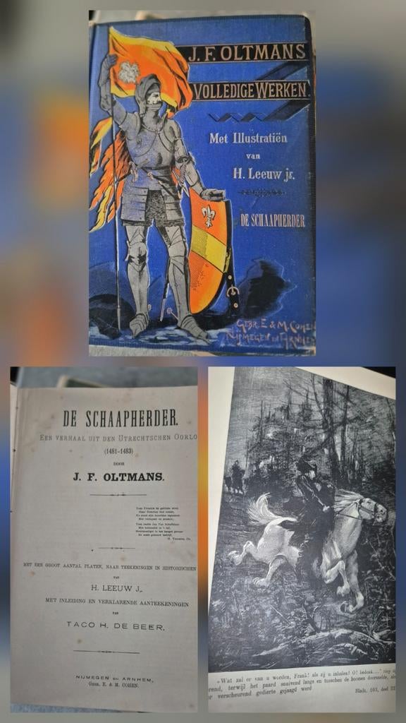 J.F. Oltmans - De Schaapherder, geïllustreerd, Ophalen of Verzenden, J.F. Oltmans