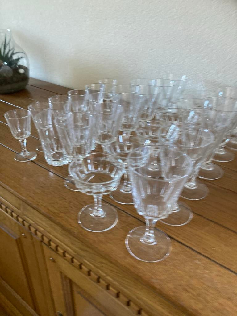 Vintage Glasservies, Antiek en Kunst, Ophalen of Verzenden