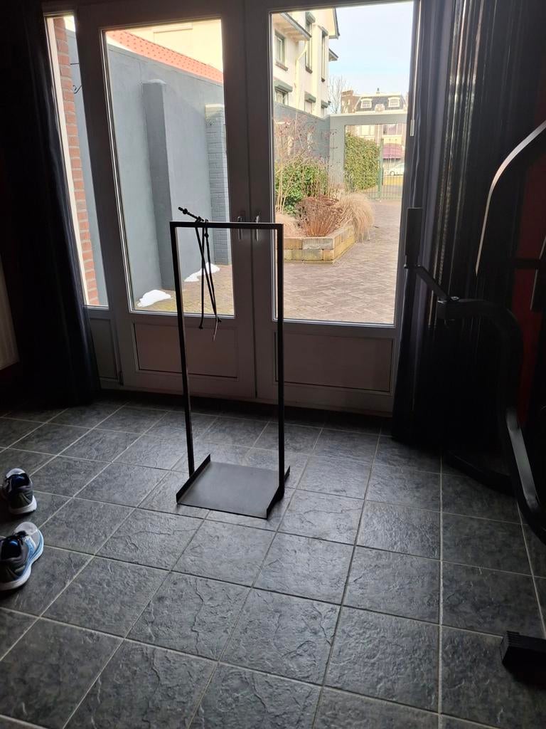 Mooi haardhout rek met gereedschap, Ophalen, Gebruikt, Metaal, Overige typen