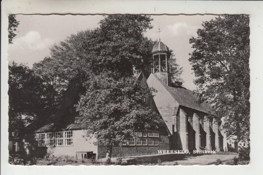 Weerselo - Oldenzaal, Stiftkerk, Ophalen of Verzenden, 1940 tot 1960, Ongelopen, Overijssel