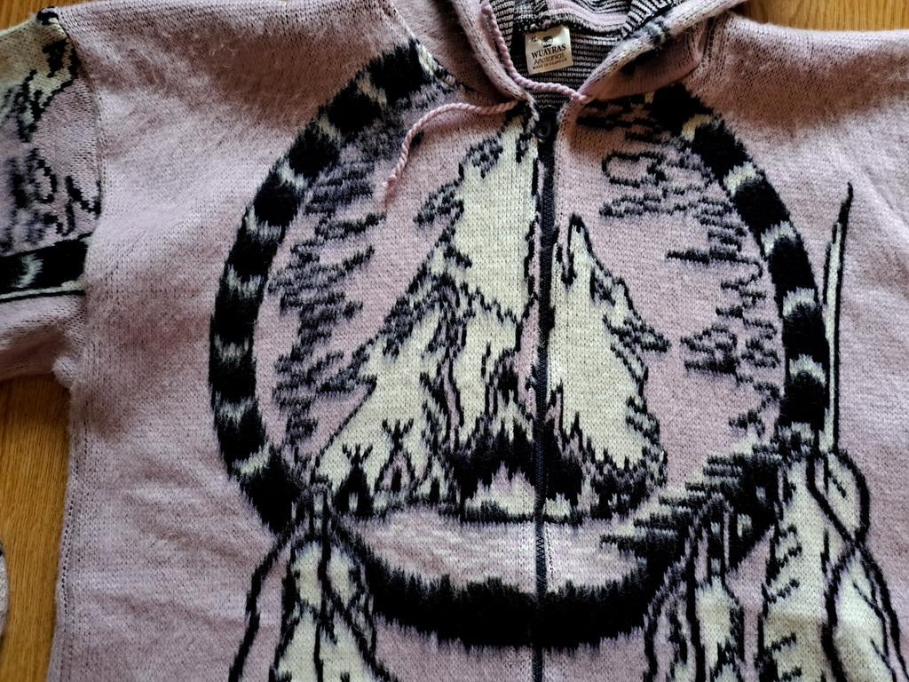 NIEUWE warme roze etnische sweatshirts wollen jas Ecuador xl, Kleding | Dames, Jassen | Winter, Nieuw, Roze, Ophalen of Verzenden