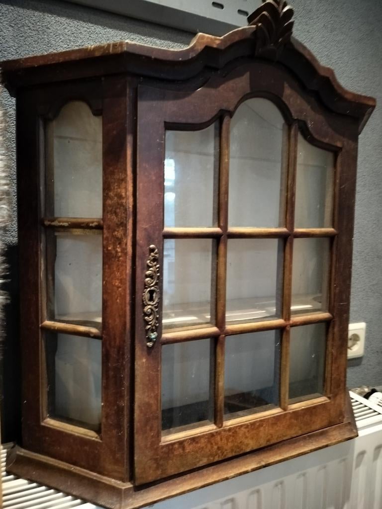 Klein hang vitrinekastje, Huis en Inrichting, Kasten | Vitrinekasten, Minder dan 50 cm, Glas, Minder dan 100 cm, 25 tot 50 cm