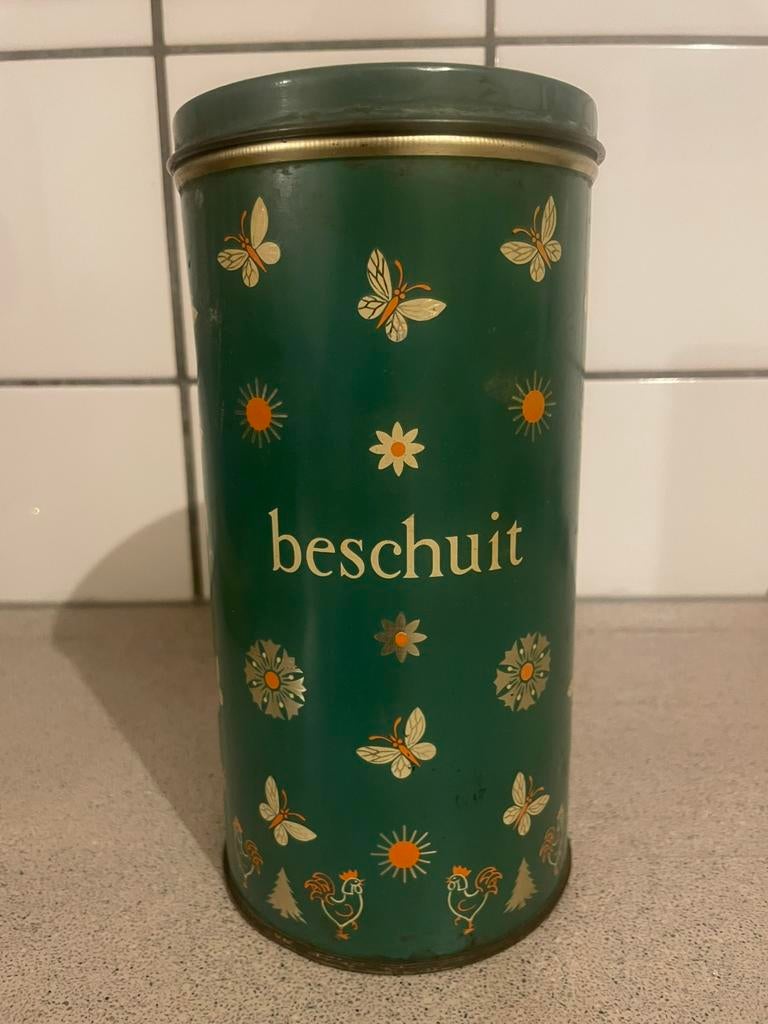 Beschuitblik de Spar vintage retro, Verzamelen, Ophalen of Verzenden, Zo goed als nieuw, Overige