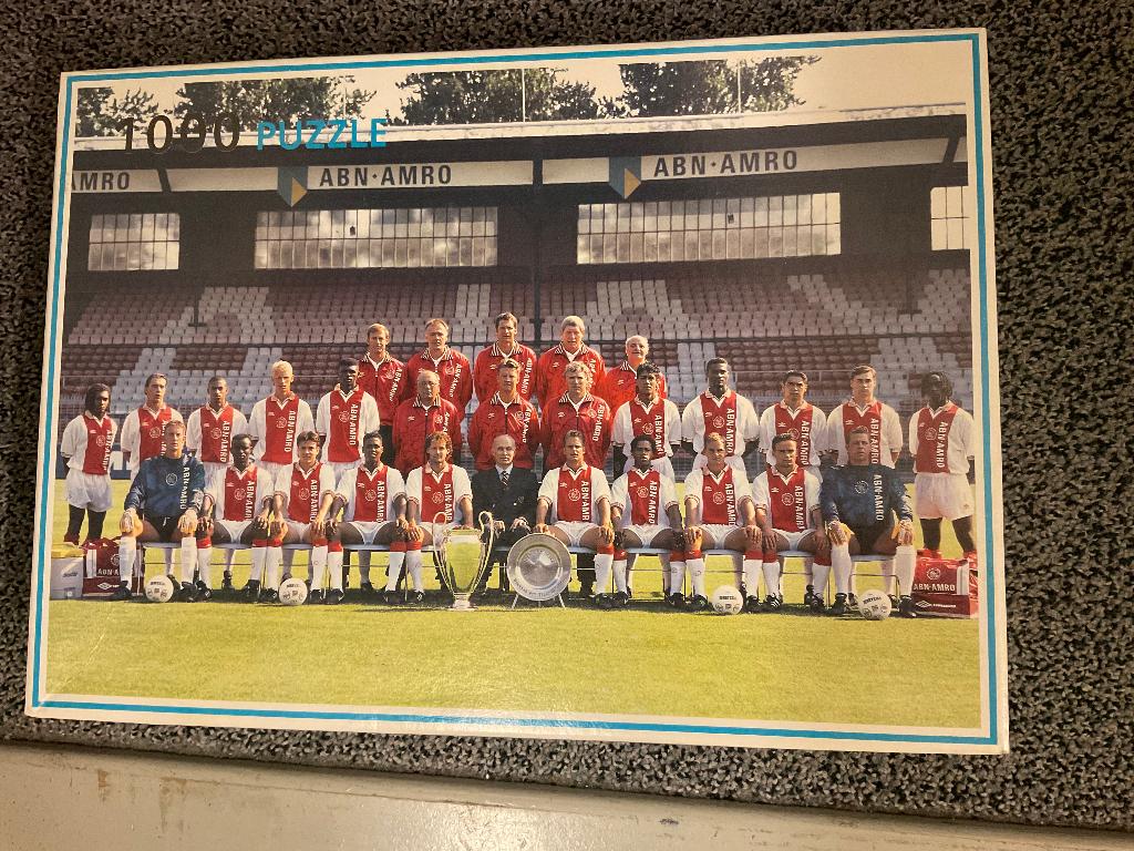 Ajax puzzel, Ophalen of Verzenden, Zo goed als nieuw, Ajax, Overige typen