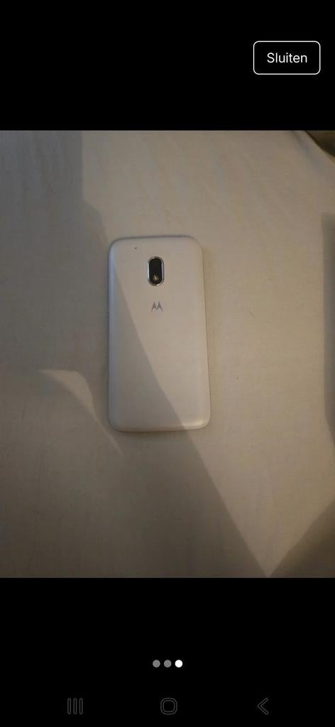 Motorola g4 play, Telecommunicatie, Ophalen, Zo goed als nieuw, Zwart
