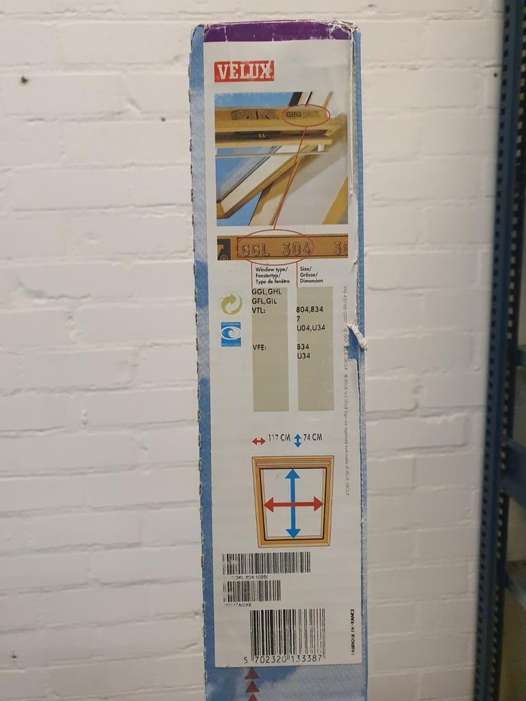 Velux rolgordijn - Nieuw in doos, Doe-het-zelf en Verbouw, Rolluiken, 100 tot 150 cm, Velux, Nieuw, Ophalen of Verzenden