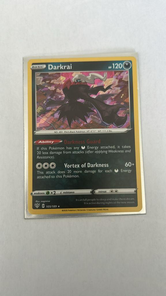 Pokémon kaart Darkrai, Ophalen, Nieuw