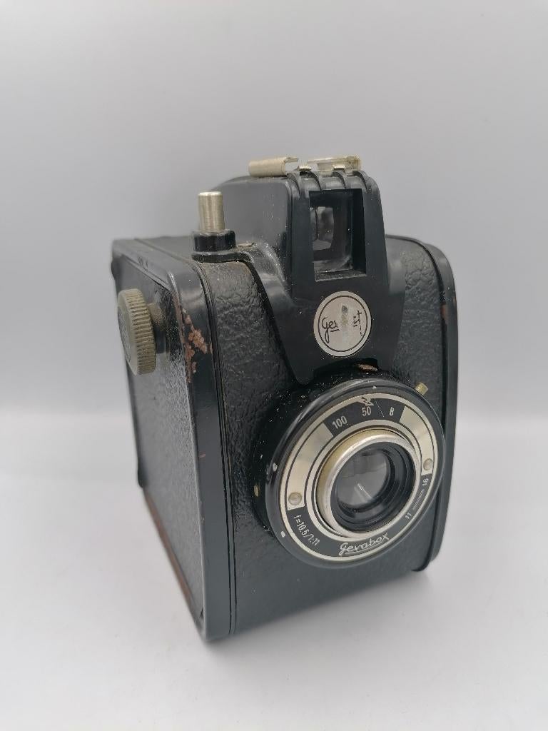 Gevaert Gevabox medium format analog vintage camera 1950s, Ophalen of Verzenden, Gebruikt, Compact, Overige Merken