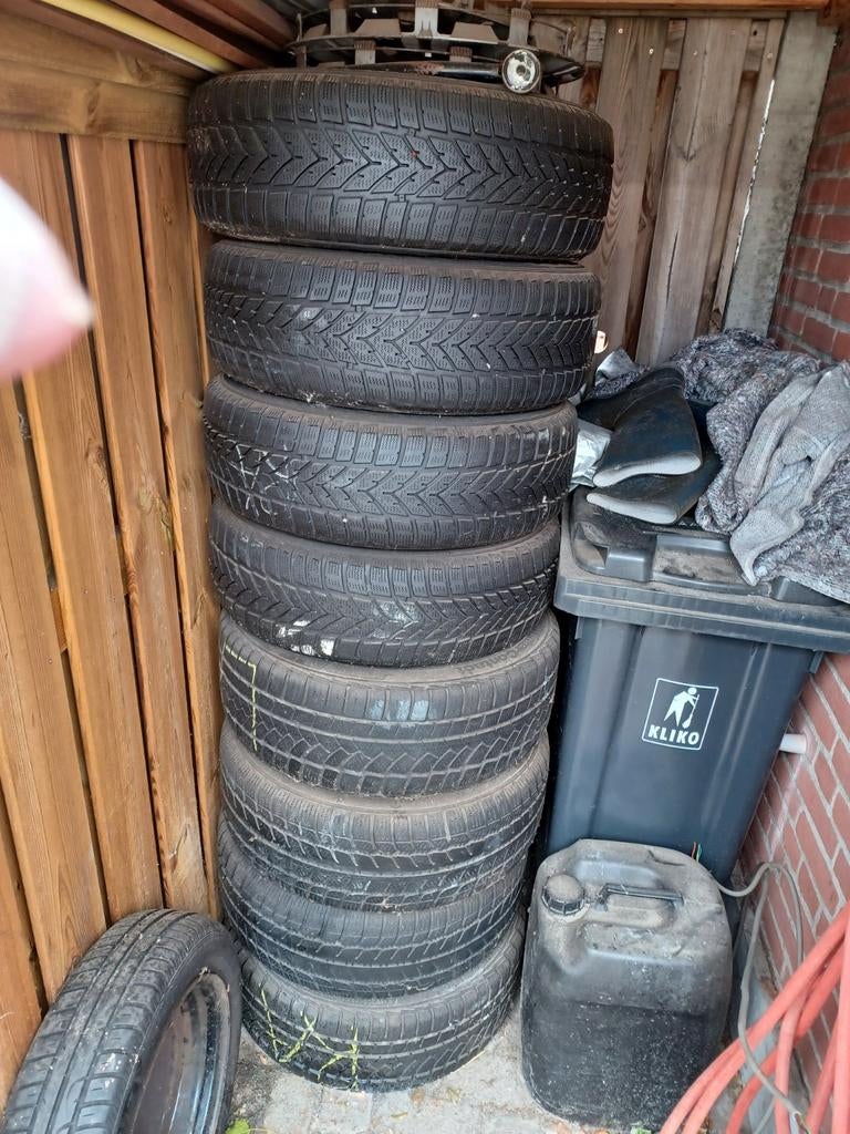 winterbanden 3 sets 185,65,15  195,65,15  205,55,16, Auto-onderdelen, Banden en Velgen, 15 inch, Banden en Velgen, 195 mm, Winterbanden