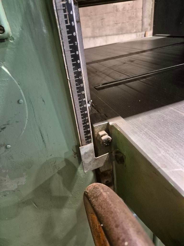 Bauerle dhg 800 vandiktebank 80 cm breed 4 messen, Ophalen of Verzenden