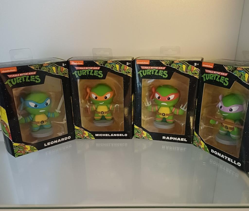 Turtles Nickelodeon Compleet 4 stuks Nieuw!!, Ophalen of Verzenden, Nieuw