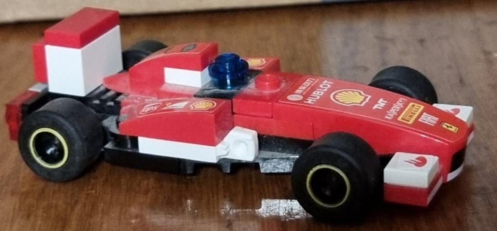 Te koop Lego Shell Ferrari Racewagen, Ophalen of Verzenden, Zo goed als nieuw, Complete set, Lego