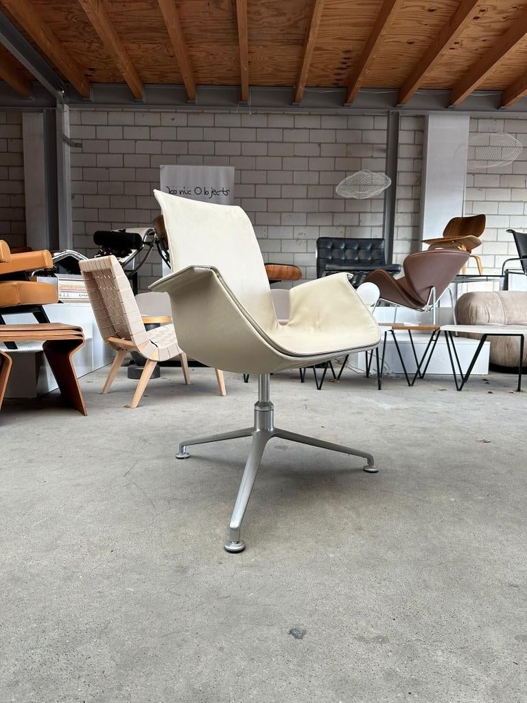 Walter Knoll FK6727 Tulip fauteuil by Fabricius & Kastholm, Huis en Inrichting, Fauteuils, Gebruikt, Minder dan 75 cm, Vintage