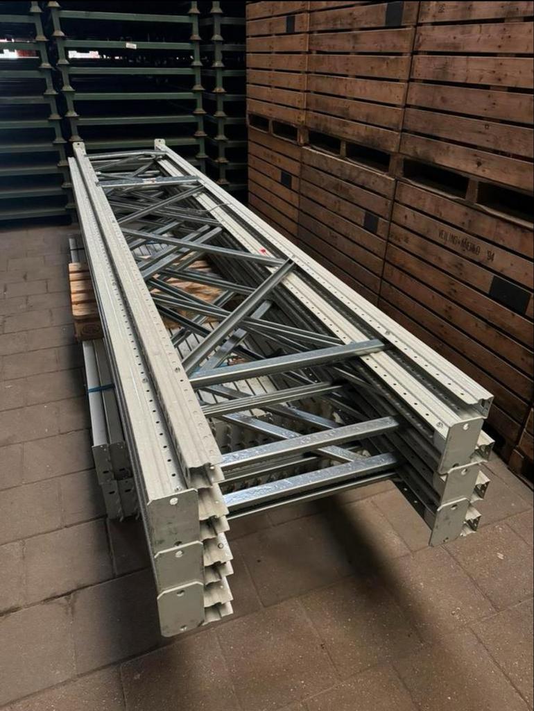 16,8mtr. Palletstelling magazijnstelling koopje!, Ophalen