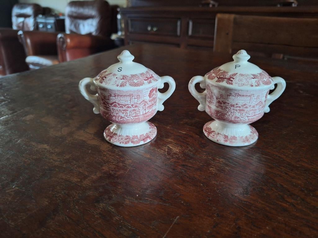Japans Decor Aardewerk Peper en Zoutstel/Strooiers, Ophalen of Verzenden