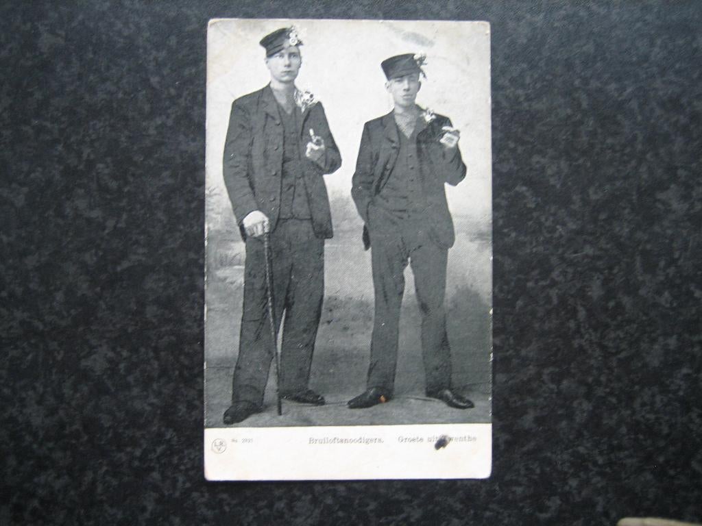 TWENTE  Bruiloftsnoodigers B 1907, Ophalen of Verzenden, Voor 1920, Overijssel