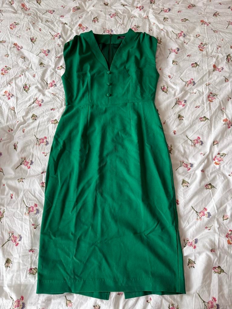 Vintage Diva Jurk - Maat M, Maat 38/40 (M), Ophalen of Verzenden, Zo goed als nieuw, Knielengte