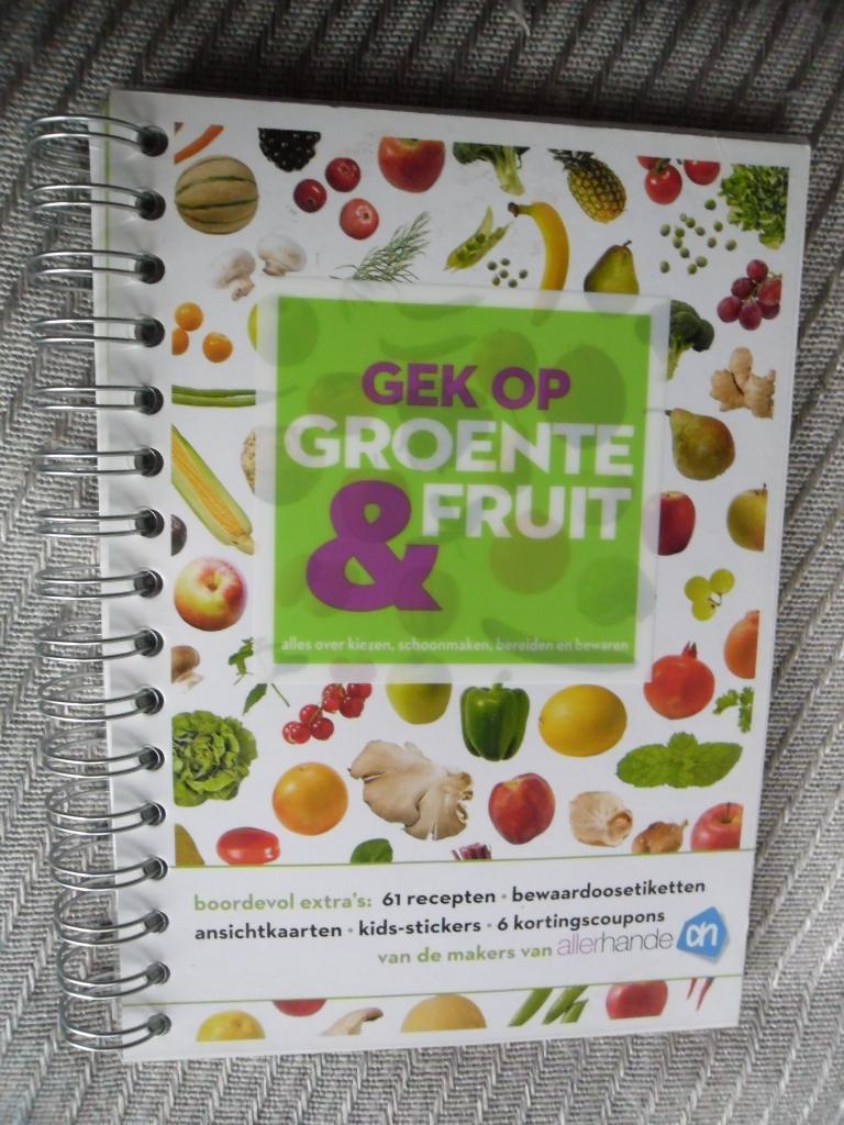 Gek op Groente & Fruit AH, Ophalen, Hoofdgerechten, Zo goed als nieuw, Gezond koken