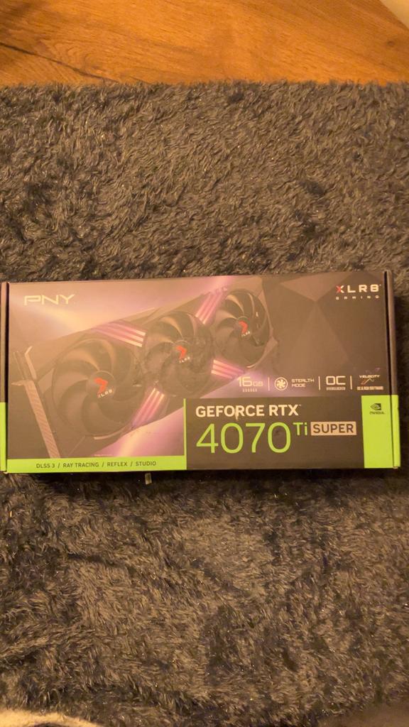 NVIDIA GeForce RTX 4070 Ti SUPER PNY XLR8 videokaart, Computers en Software, Videokaarten, GDDR6, PCI-Express 4, Ophalen of Verzenden