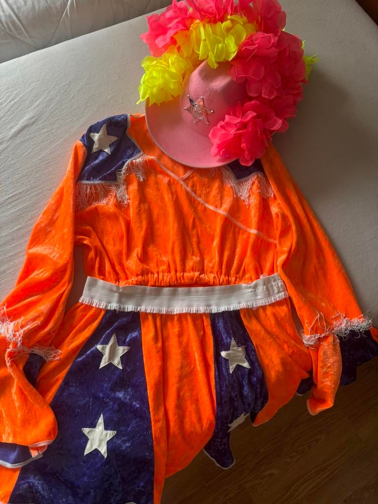 Carnaval pakje dames, Ophalen of Verzenden, Gedragen, Maat 46/48 (XL) of groter, Carnaval