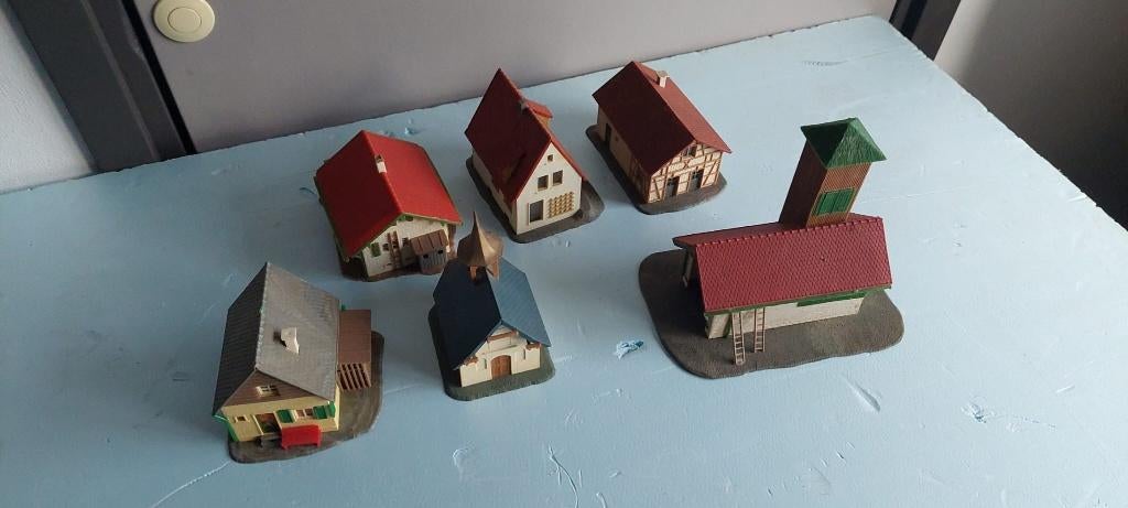 Diverse huizen en loodsen, Overige merken, Gelijkstroom of Wisselstroom, Brug, Tunnel of Gebouw, Ophalen of Verzenden