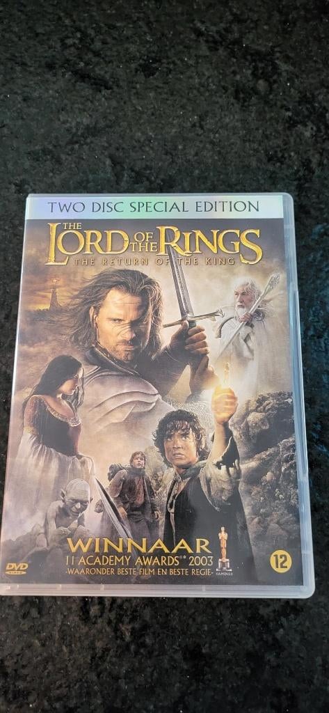 dvd Lord of the Rings, Vanaf 12 jaar, Ophalen of Verzenden, Zo goed als nieuw