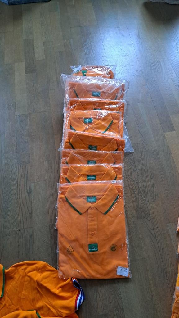 WK voetbal Heineken polo 39 stuks, shirts, heineken gadgets, Ophalen of Verzenden, Nieuw, Kleding, Heineken