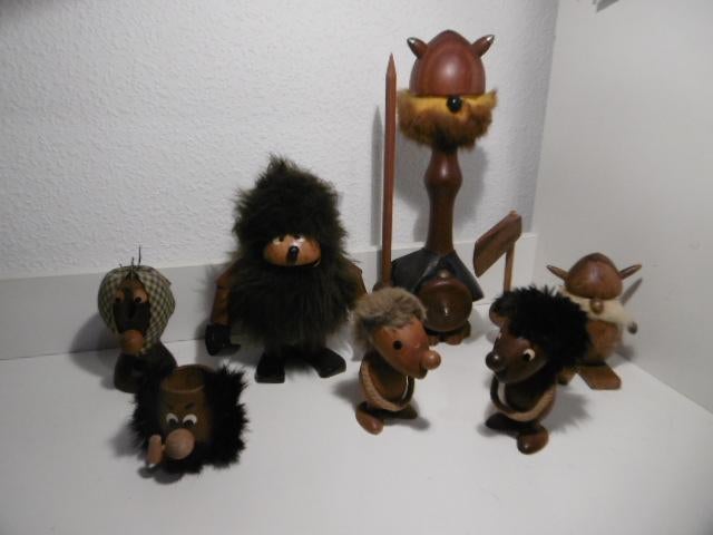 Vintage teak vikingen Kaj Bojesen MCM Laurids Lonborg, Antiek en Kunst, Kunst | Designobjecten, Ophalen of Verzenden