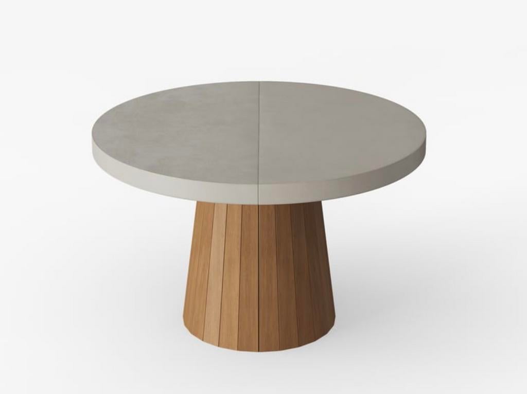 Japandi Extendable Dining Table from Homary, Ophalen, Zo goed als nieuw
