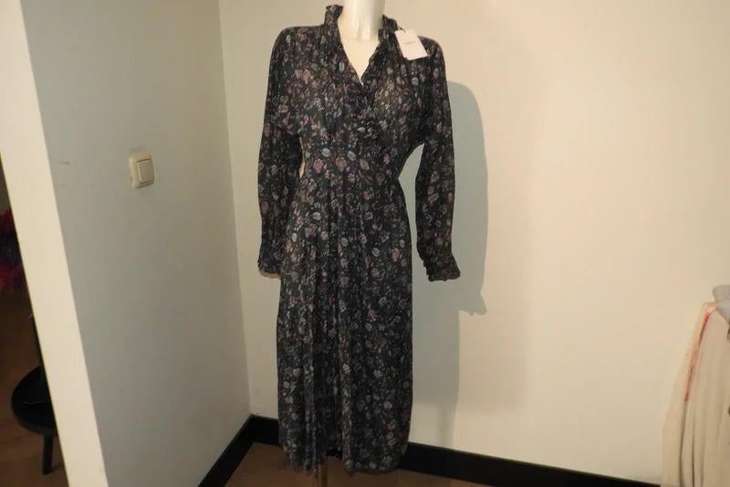 Isabel Marant Etoile wrapdress wikkel jurk motief Nieuw S, Isabel Marant, Verzenden, Nieuw, Maat 36 (S)