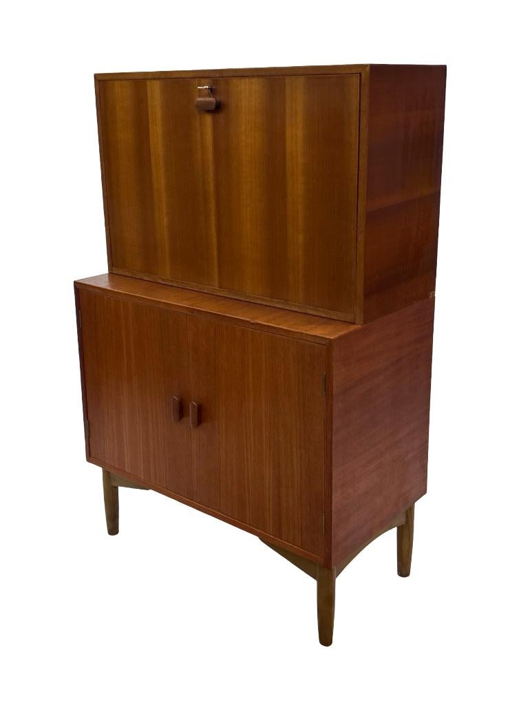 Vintage Wandmeubel Wandkast Boekenkast Jaren 60 Design, Gebruikt, Met klep(pen), Vintage, Vintage