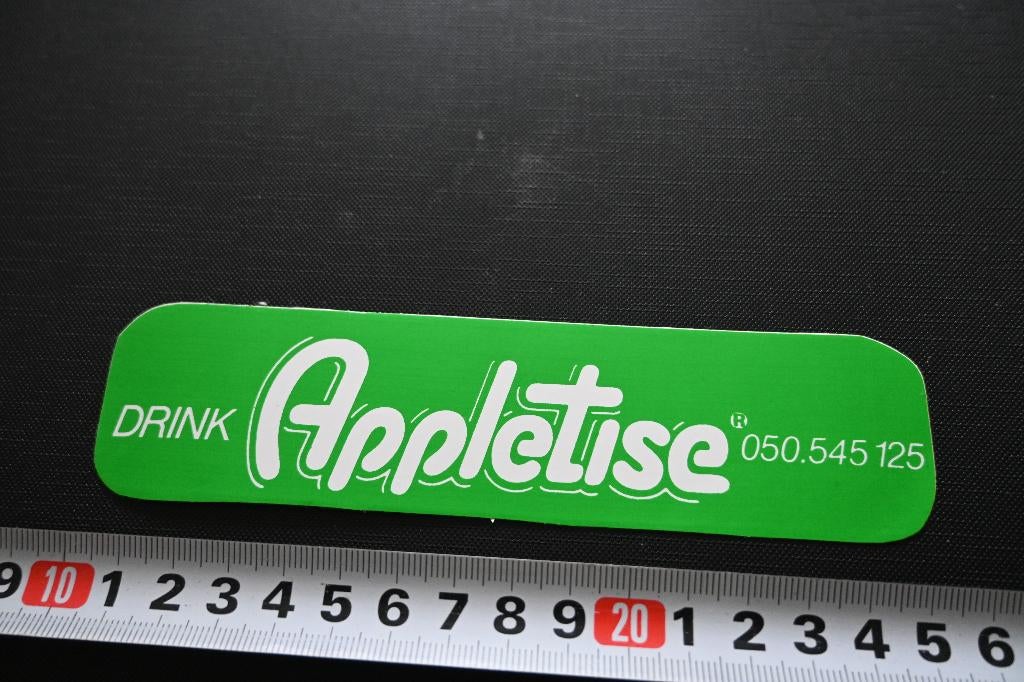 sticker frisdrank appel drink APPLETISE, Ophalen, Zo goed als nieuw