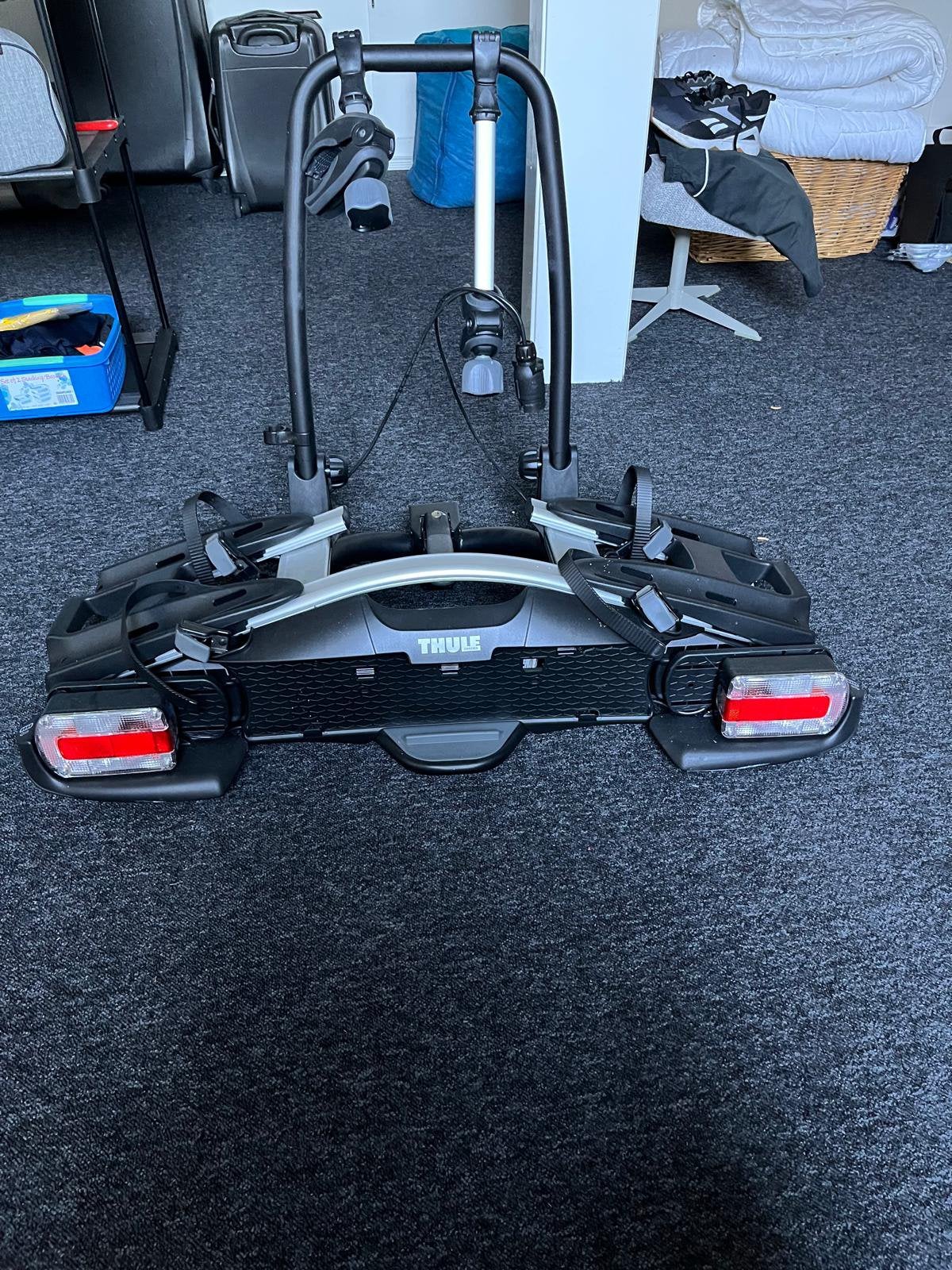 Zo goed als nieuwe Thule VeloCompact 925 fietsendrager, Auto diversen, Fietsendragers, Ophalen, Zo goed als nieuw, Trekhaakdrager