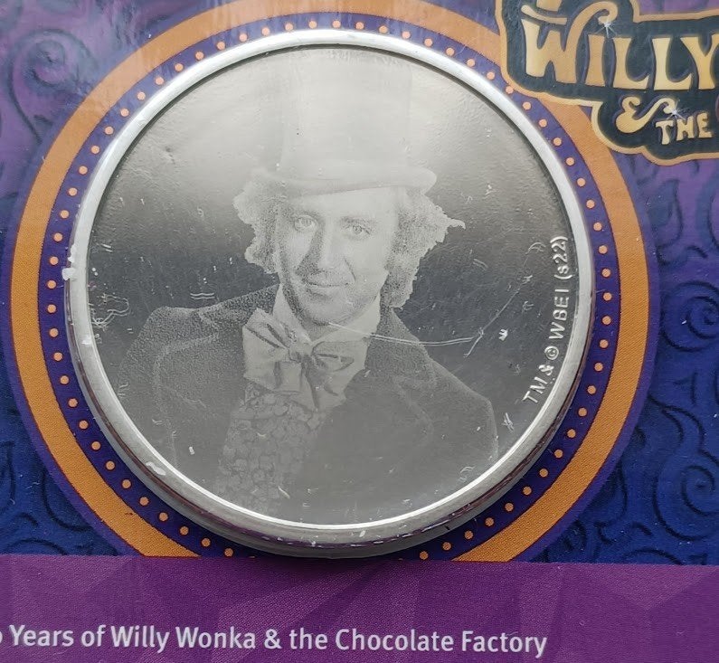 Willy Wonka & the Chocolate 2021 Factory Coincard, Verzenden, Overige materialen, Nederland